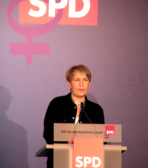 Dr. Agnes Allroggen-Bedel bei der ASF Bundeskonferenz in Berlin