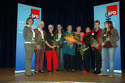 Gruppenbild des ASF Landesvorstand Rheinland-Pfalz